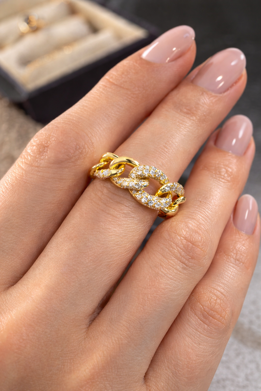 Anello maglia groumette luxury