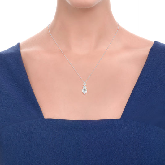 RECARLO | Collana Tennis Anniversary in Oro Bianco e Diamanti Ct 5.11