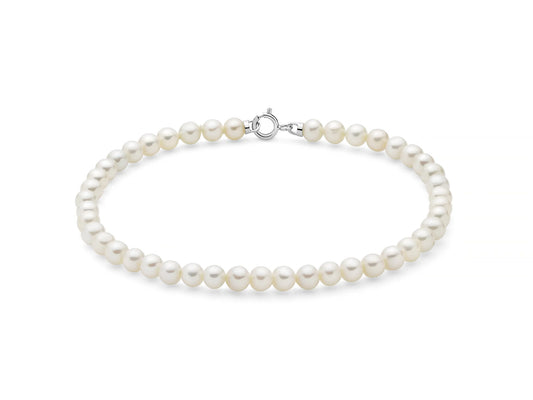 Miluna | Bracciale di Perle Oriente con Chiusura in Oro Bianco