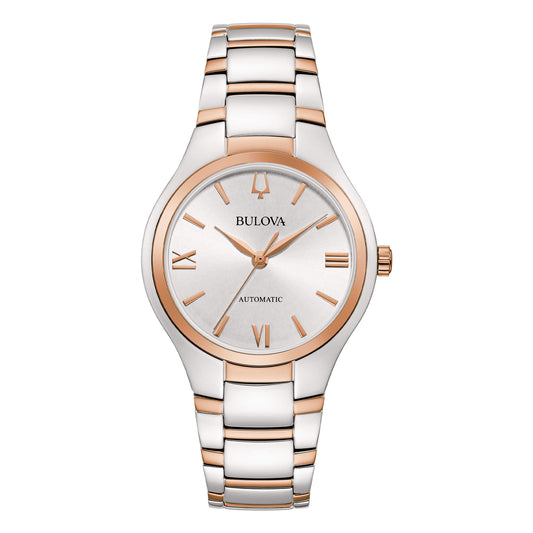 Bulova | Classic Lady Automatic 98L313 – Orologio Donna Automatico con Cuore a Vista