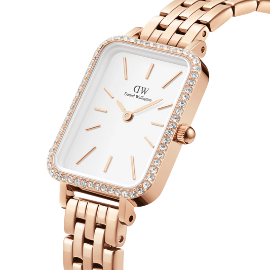 Orologio Daniel Wellington Quadro Lumine Bezel 5-Link Melrose