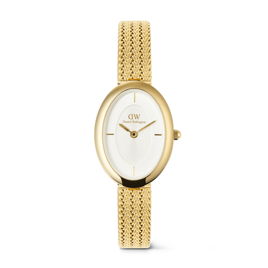 Orologio Daniel Wellington Juliette Braided Mesh White Sunray Gold