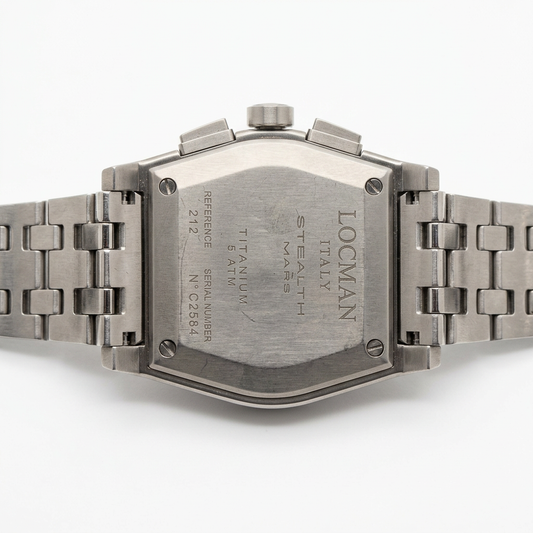 Locman Stealth Mare Cronografo ref. 212 | Quadrante argentato e bracciale in acciaio