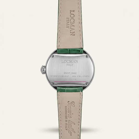 Locman Tutto Tondo Donna ref. 360 – Quadrante verde e cinturino in pelle verde