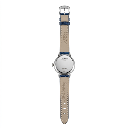 Locman Donna ref. 253 | Quadrante blu e cinturino in pelle blu