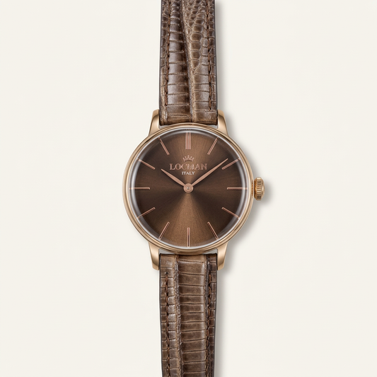 Locman Donna ref. 253 – Quadrante marrone e cinturino in pelle