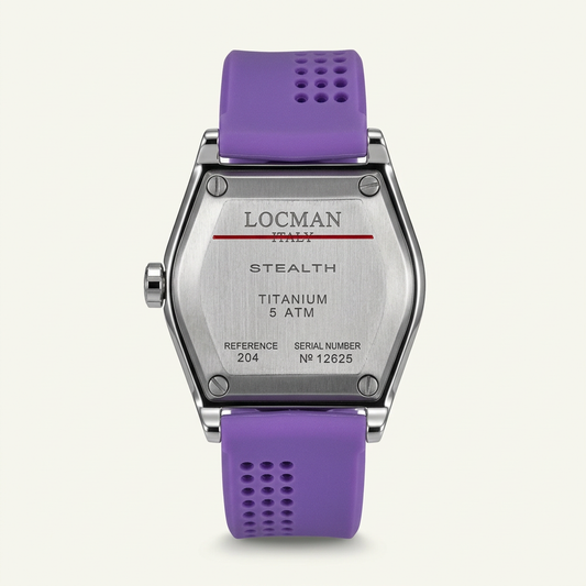 Locman Stealth Donna ref. 204 – Quadrante bianco e cinturino viola