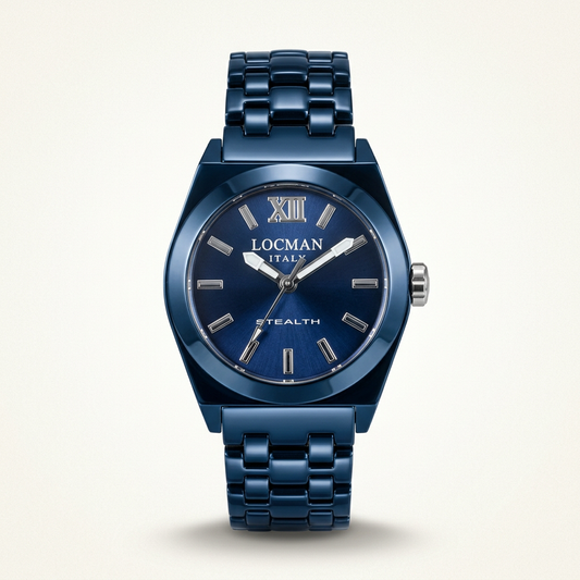 Locman Stealth Donna ref. 204 – Acciaio blu e quadrante blu