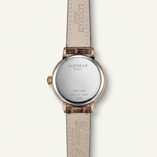 Locman Donna ref. 253 – Quadrante marrone e cinturino in pelle