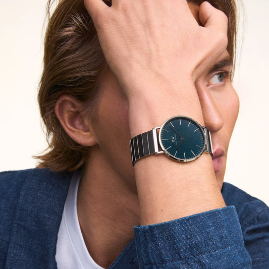 Orologio Daniel Wellington Classic Piano Link Arctic Silver
