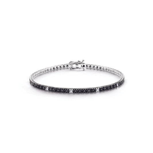 Bracciale Diamantato con diamanti neri - Gioielleria Conte