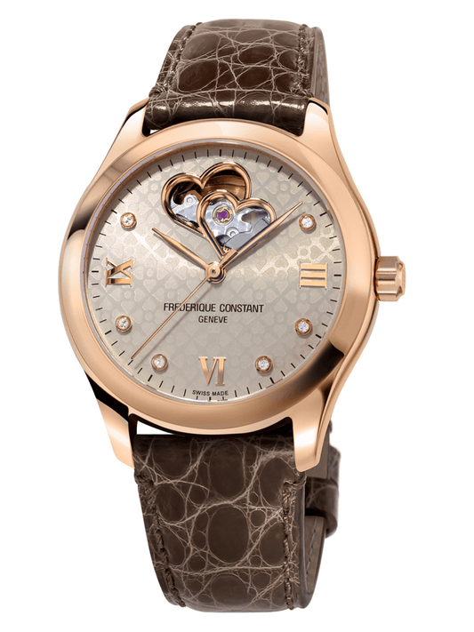 LADIES AUTOMATIC DOUBLE HEART BEAT - Gioielleria Conte