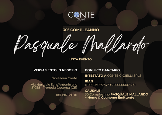 LISTA EVENTO |  PASQUALE MALLARDO
