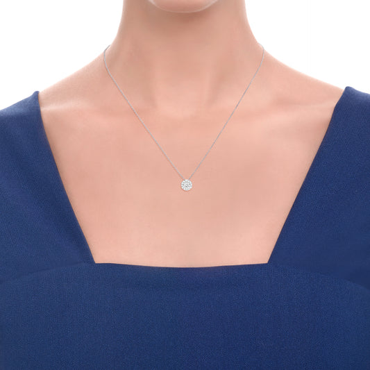 RECARLO | Collana Anniversary in Oro Bianco con Diamante Ct 0.24