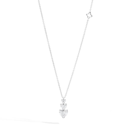 RECARLO | Collana Tennis Anniversary in Oro Bianco e Diamanti Ct 5.11