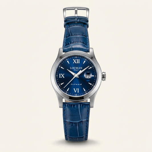 Locman Island ref. 614 – Quadrante blu e cinturino in pelle blu