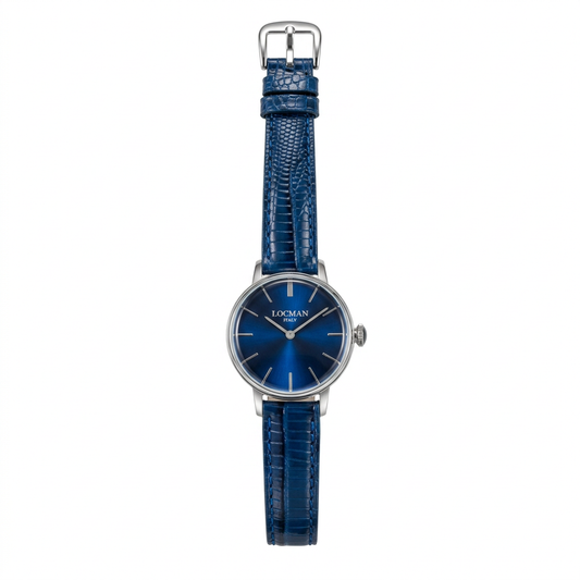 Locman Donna ref. 253 | Quadrante blu e cinturino in pelle blu