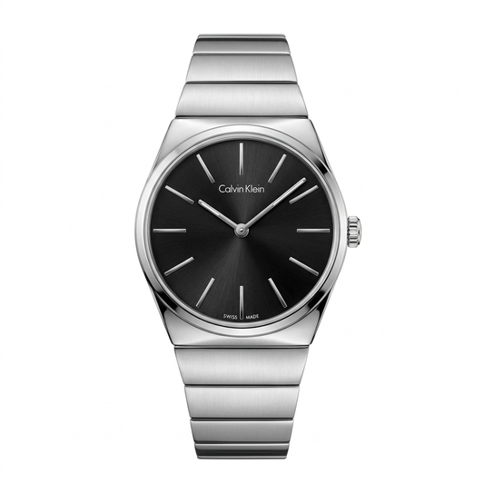 Calvin Klein K6C2X141 | Orologio al quarzo Swiss Made con quadrante nero