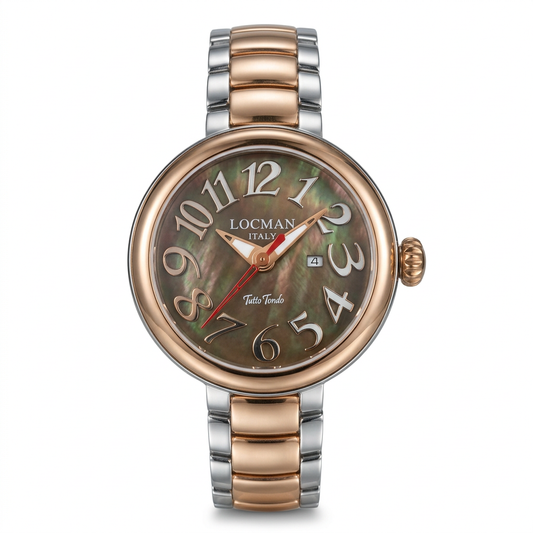 Locman Tutto Tondo ref. 360 | Orologio bicolore con quadrante dai riflessi cangianti