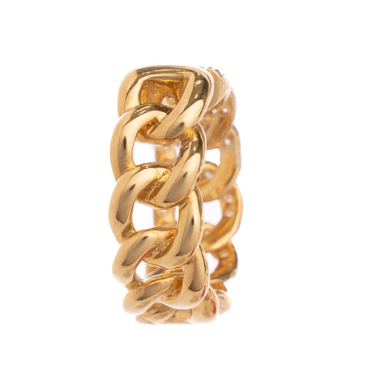 Orecchini Groumette in Oro Giallo con Diamanti – Collezione Conte Creative