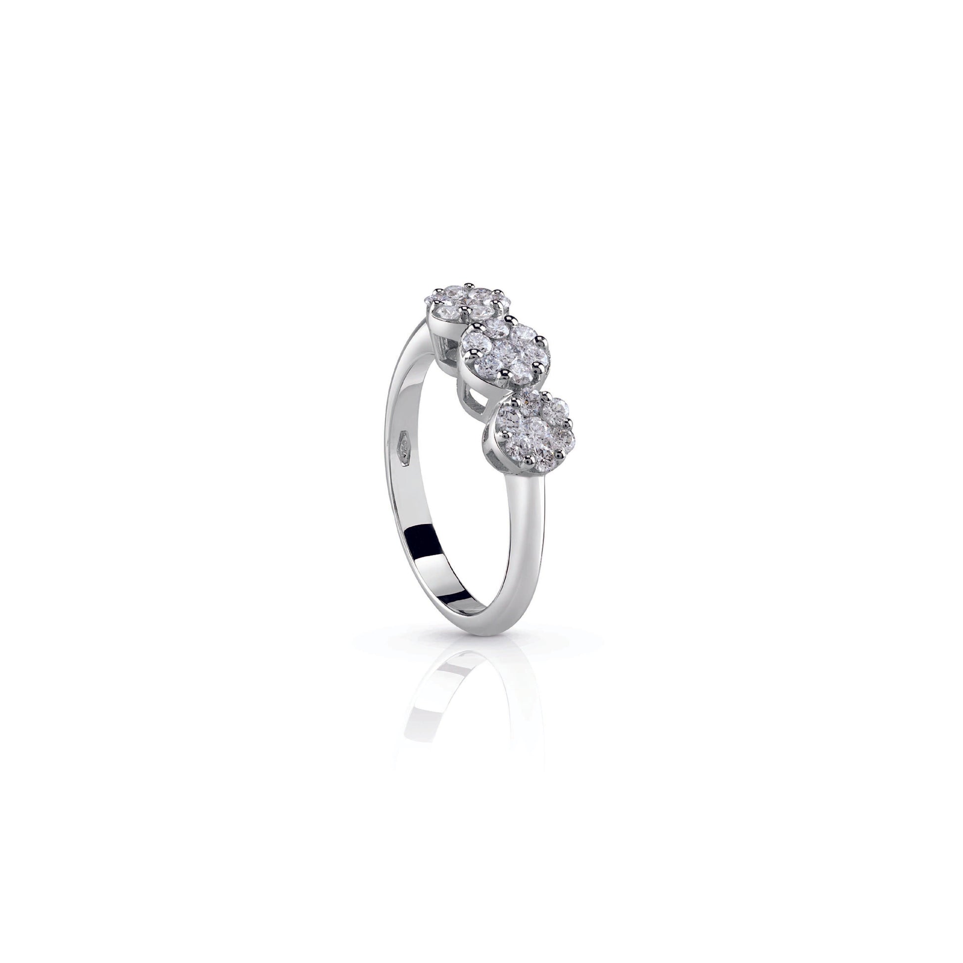 Anello Trilogy Magic scalare - Gioielleria Conte