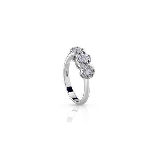 Anello Trilogy Magic scalare - Gioielleria Conte
