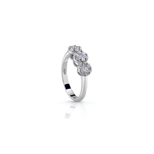 Anello Trilogy Magic scalare - Gioielleria Conte