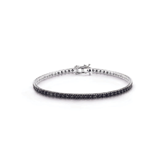 Bracciale Diamantato con diamanti neri - Gioielleria Conte