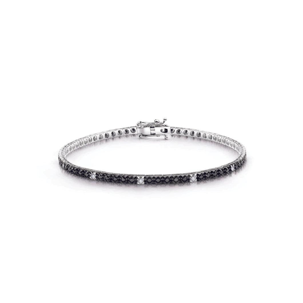 Bracciale Diamantato con diamanti neri - Gioielleria Conte