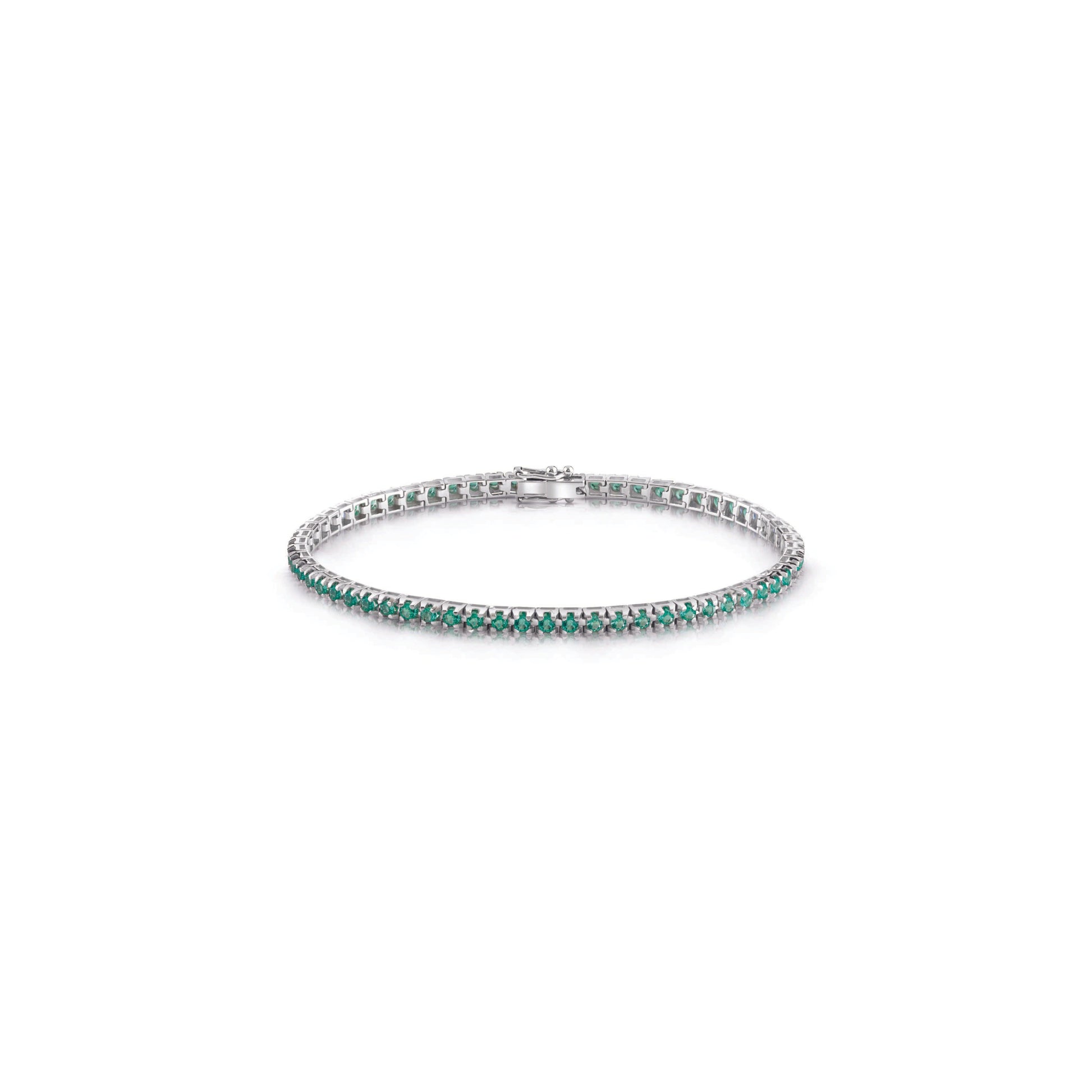 Bracciale Piramide con smeraldi - Gioielleria Conte