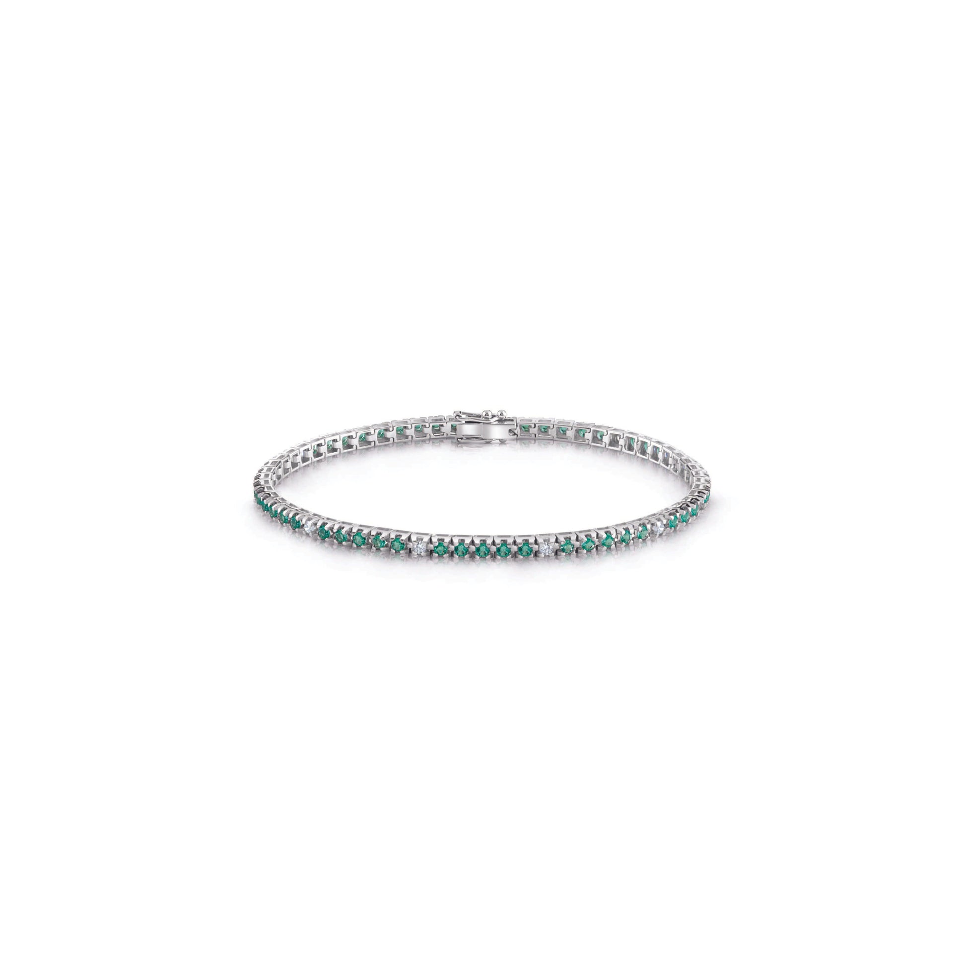 Bracciale Piramide con smeraldi - Gioielleria Conte
