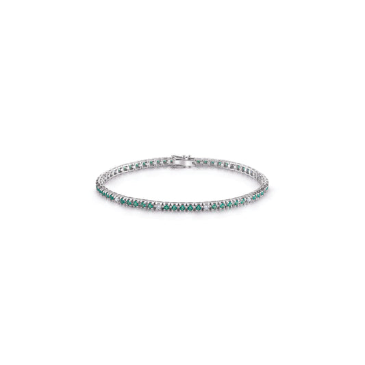 Bracciale Piramide con smeraldi - Gioielleria Conte