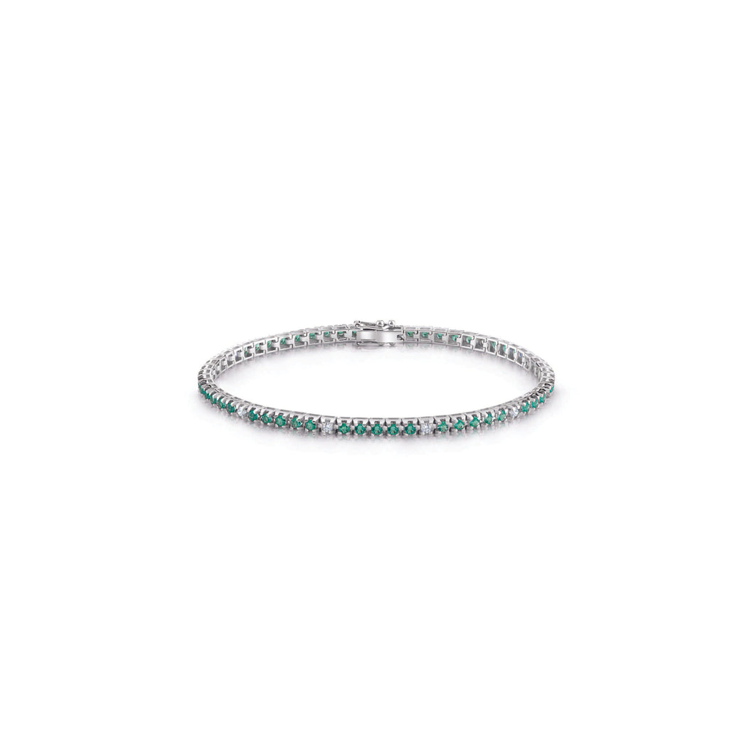 Bracciale Piramide con smeraldi - Gioielleria Conte