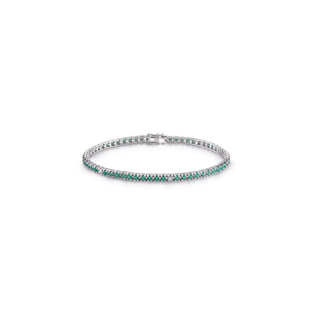 Bracciale Piramide con smeraldi - Gioielleria Conte