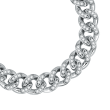Carica l&#39;immagine nel visualizzatore di Gallery, Chiara Ferragni | BRACCIALE BOSSY CHAIN SILVER - Gioielleria Conte
