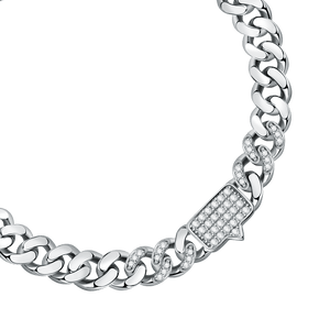 Chiara Ferragni | BRACCIALE BOSSY CHAIN SILVER E PIETRE - Gioielleria Conte