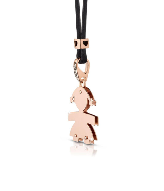 Ciondolo Classico bimba oro rosa - Gioielleria Conte