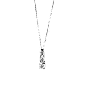 Damiani | Luce Collana in oro bianco con diamanti 0,54 carati - Gioielleria Conte