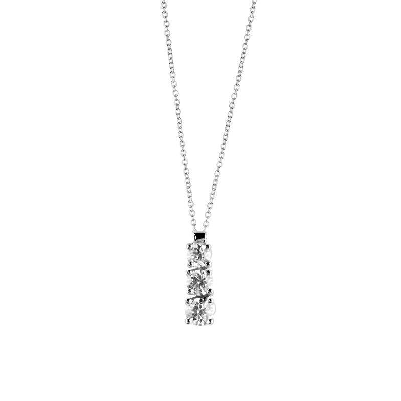 Damiani | Luce Collana in oro bianco con diamanti 0,54 carati - Gioielleria Conte