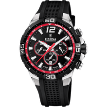 Carica l&#39;immagine nel visualizzatore di Gallery, OROLOGIO FESTINA CHRONO BIKE COLORE NERO, CINTURINO IN SILICONE - Gioielleria Conte
