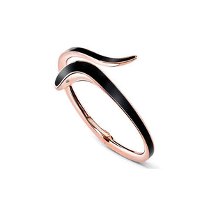 Damiani | Bracciale in oro rosa e ceramica nera - Gioielleria Conte