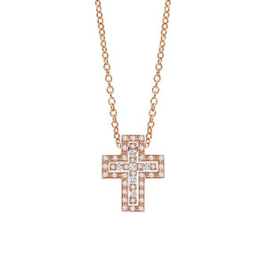 Damiani | Belle Epoque Collana in oro rosa con diamanti - Gioielleria Conte