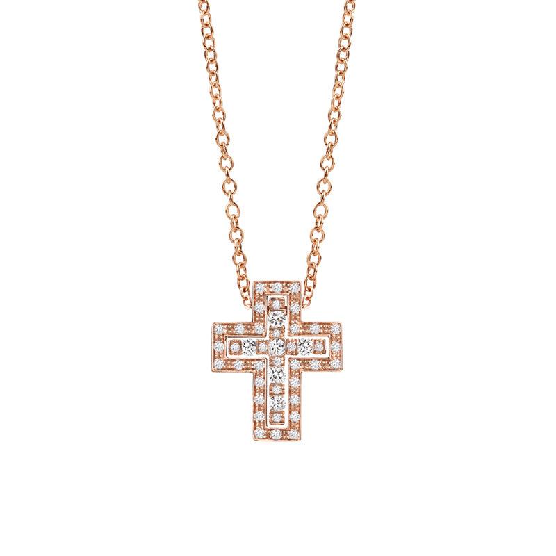 Damiani | Belle Epoque Collana in oro rosa con diamanti - Gioielleria Conte