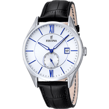Carica l&#39;immagine nel visualizzatore di Gallery, OROLOGIO FESTINA ARGENTO CINGHIA PELLE, UOMO - Gioielleria Conte
