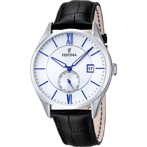 OROLOGIO FESTINA ARGENTO CINGHIA PELLE, UOMO - Gioielleria Conte