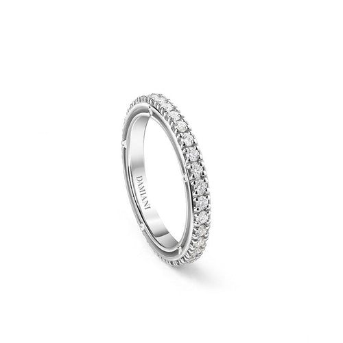 Damiani | Anello in oro bianco con diamanti - Gioielleria Conte