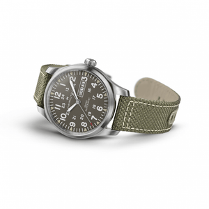 KHAKI FIELD DAY DATE AUTO - Gioielleria Conte