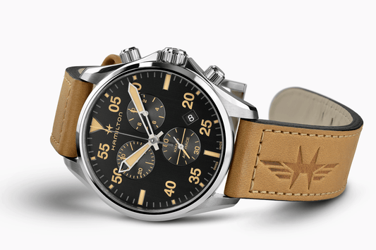 KHAKI AVIATION KHAKI PILOT CHRONO QUARZO - Gioielleria Conte