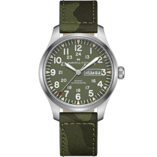 Carica l&#39;immagine nel visualizzatore di Gallery, KHAKI FIELD DAY DATE AUTO Carica automatica | 42mm | H70535061 - Gioielleria Conte
