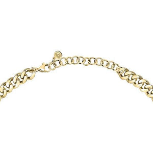 Chiara Ferragni | COLLANA BOSSY CHAIN DORATO SMERALDO - Gioielleria Conte
